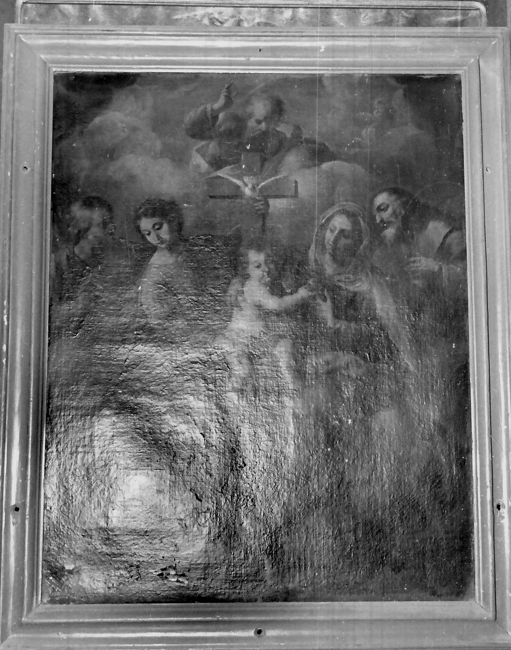 Sacra Famiglia e Trinità (dipinto) - ambito Italia meridionale (prima metà sec. XVIII)