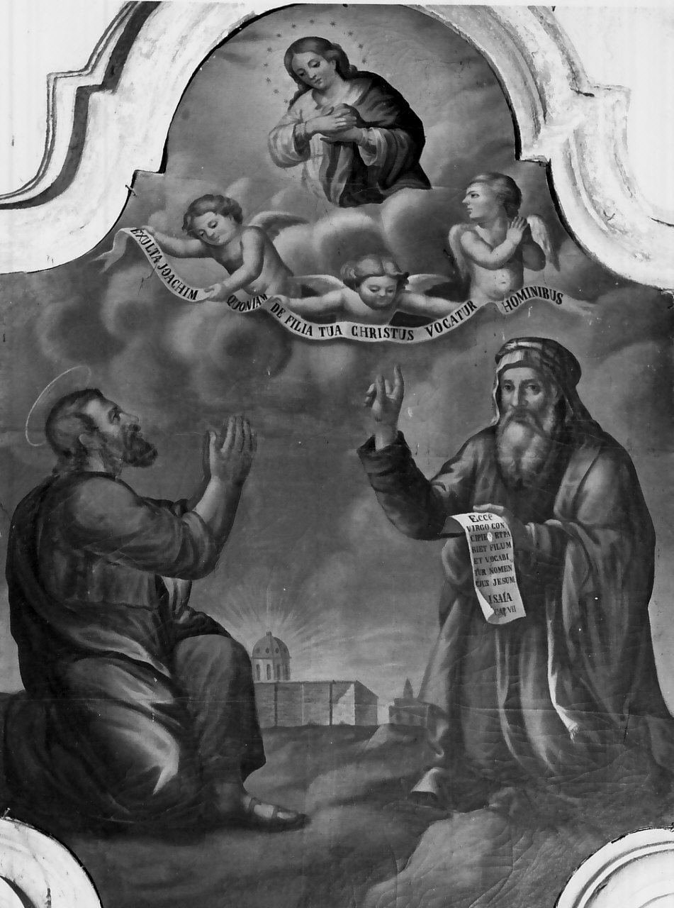 annuncio a San Gioacchino (dipinto) - ambito Italia meridionale (sec. XIX)