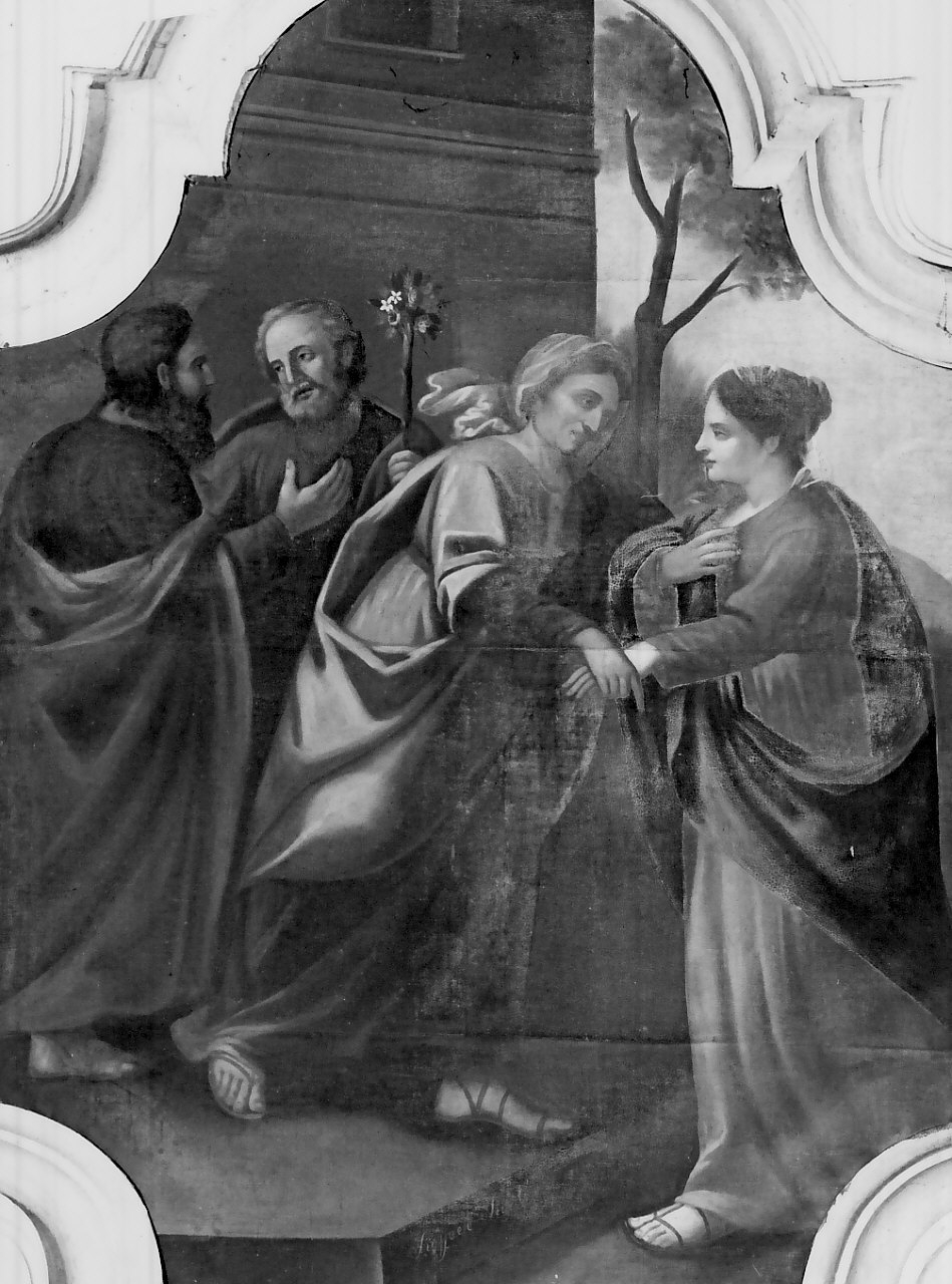 fidanzamento della Vergine (dipinto) di Rinaldi Raffaele (sec. XIX)