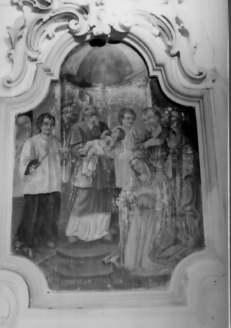 presentazione di Gesù al tempio (dipinto) - ambito Italia meridionale (sec. XIX)