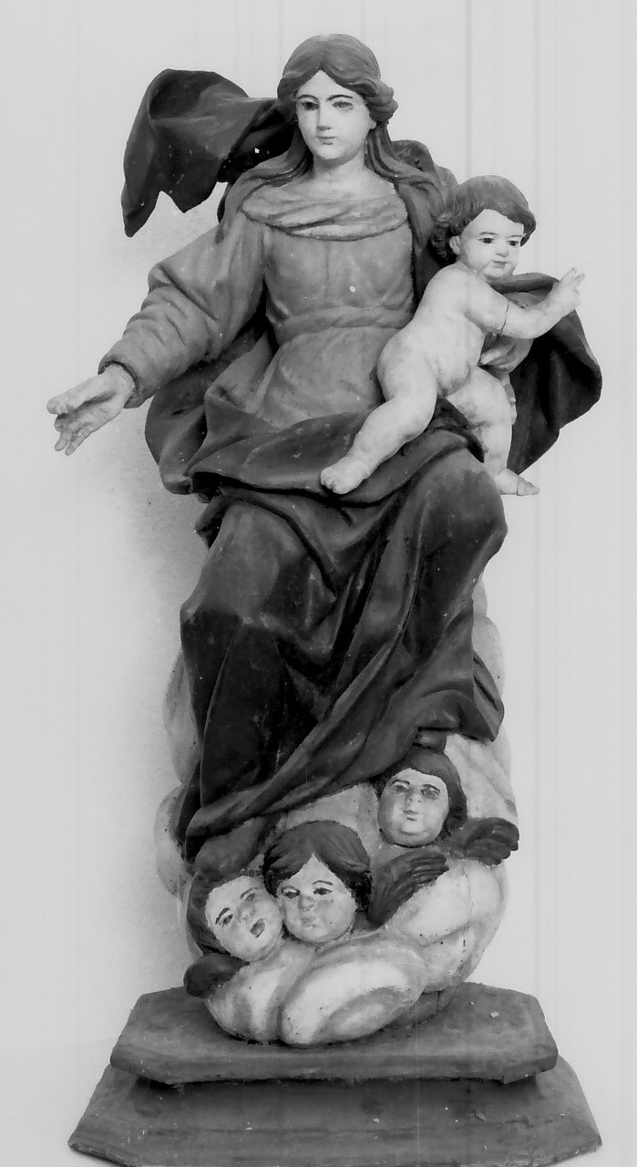 Madonna delle Grazie, Madonna in gloria (statua, opera isolata) - bottega Italia meridionale (metà sec. XVIII)