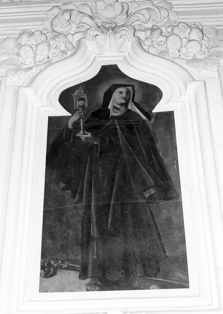 Santa Chiara da Montefalco (dipinto, opera isolata) - ambito Italia meridionale (sec. XVIII)