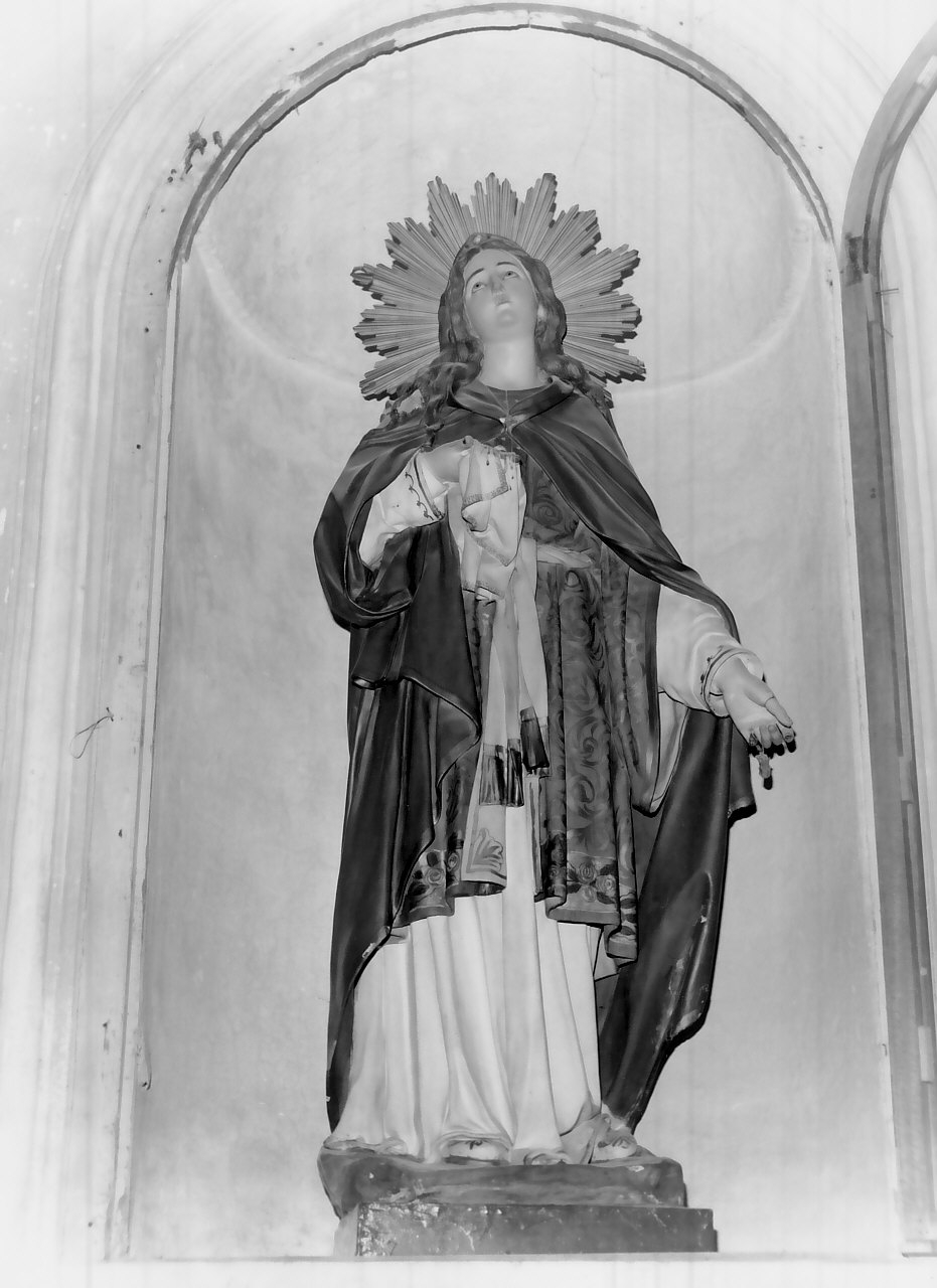 Santa Lucia (statua) - bottega Italia meridionale (fine sec. XIX)