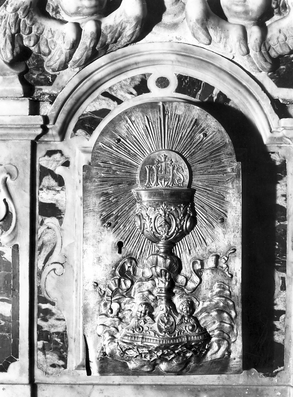 sportello di tabernacolo, opera isolata di Vecchio Salvatore (sec. XVIII)