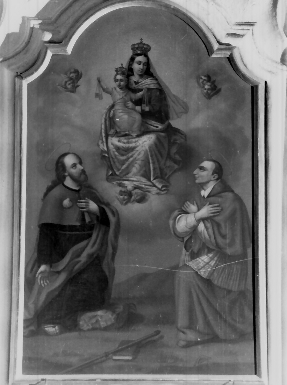 Madonna del Carmelo (dipinto, opera isolata) di Bissanti Giocondo (sec. XIX)
