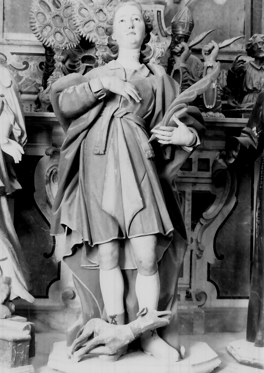San Vito (statua, opera isolata) - bottega Italia meridionale (fine/inizio secc. XVII/ XVIII)
