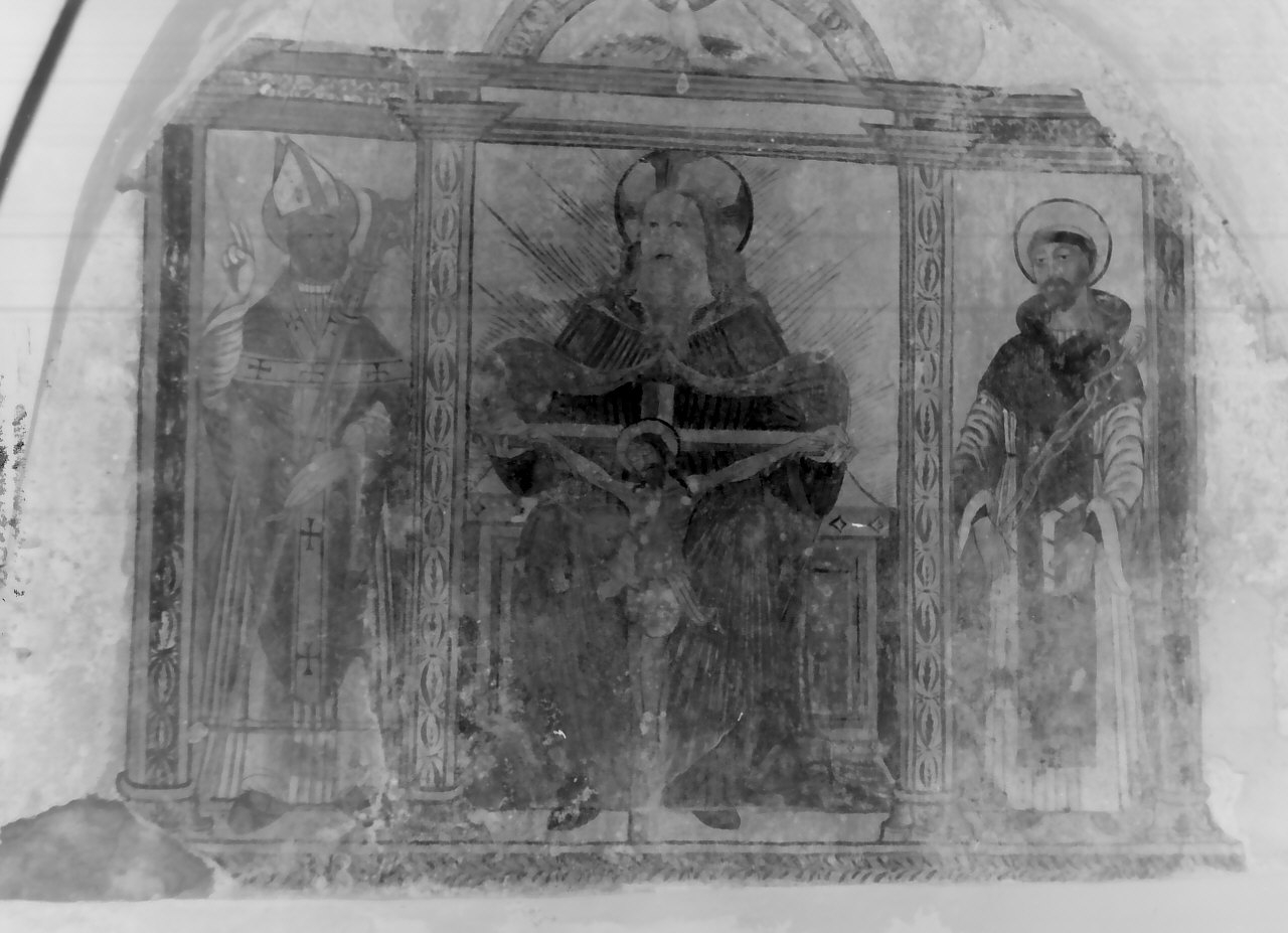 Trinità e Santi (dipinto, opera isolata) - ambito Italia meridionale (prima metà sec. XVI)