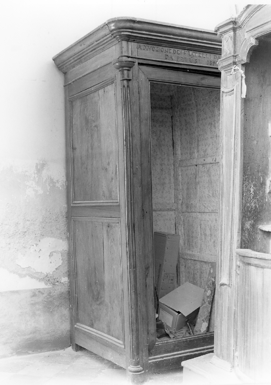 confessionale, opera isolata - bottega calabrese (sec. XIX)