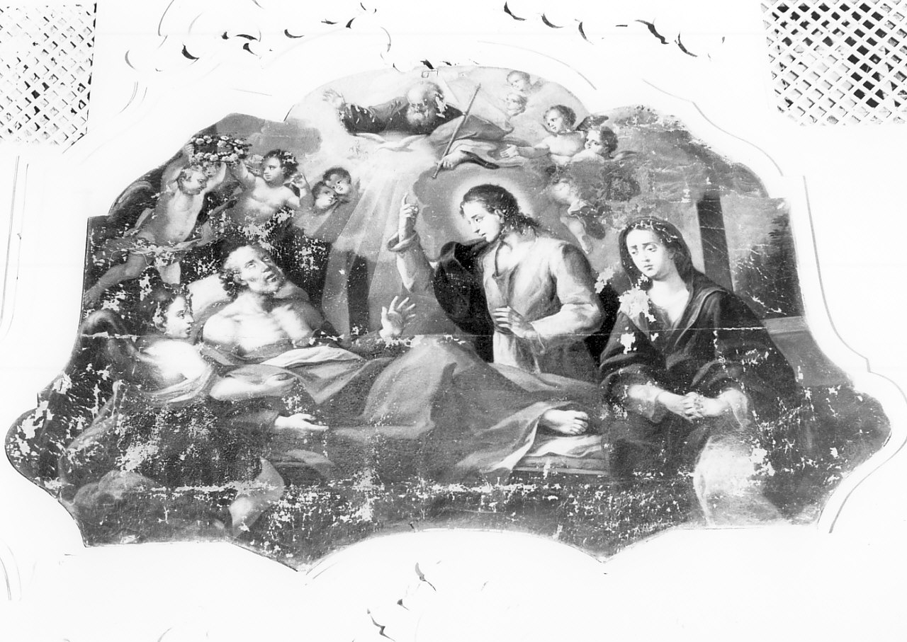 morte di San Giuseppe (dipinto, opera isolata) - ambito Italia meridionale (seconda metà sec. XVIII)