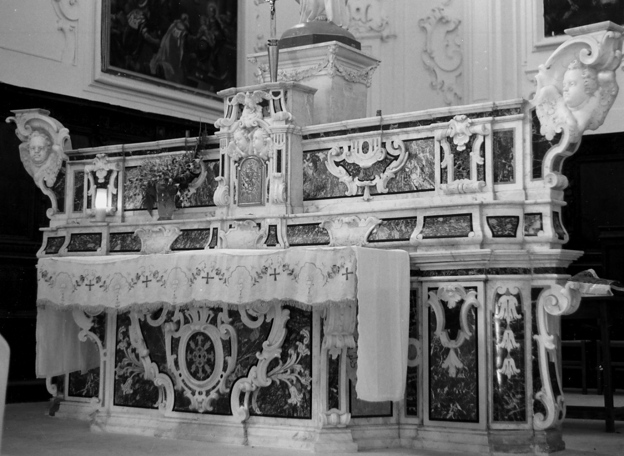 altare maggiore, opera isolata - bottega calabrese (seconda metà sec. XVIII)