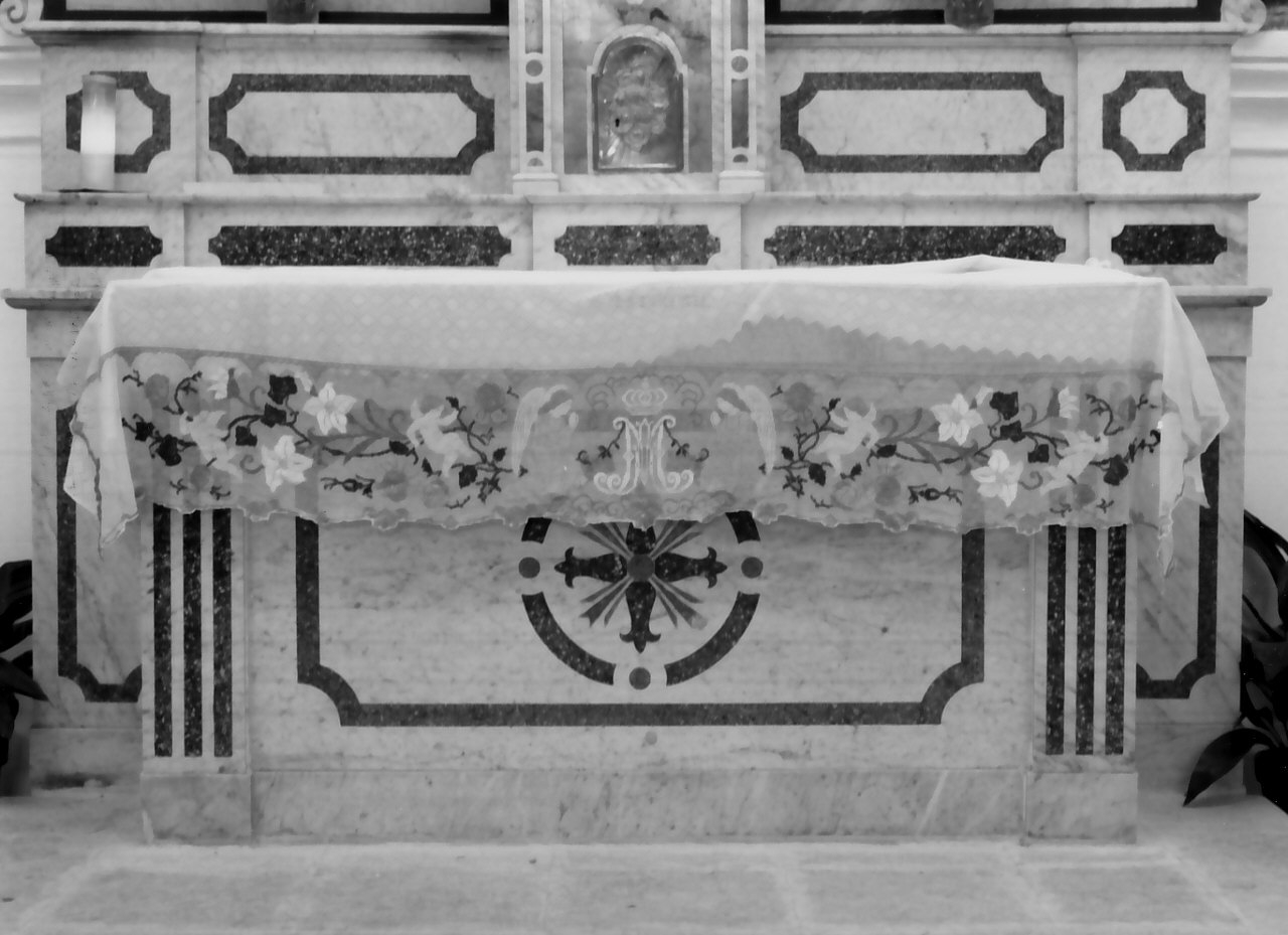 tovaglia d'altare, opera isolata - manifattura calabrese (inizio sec. XX)