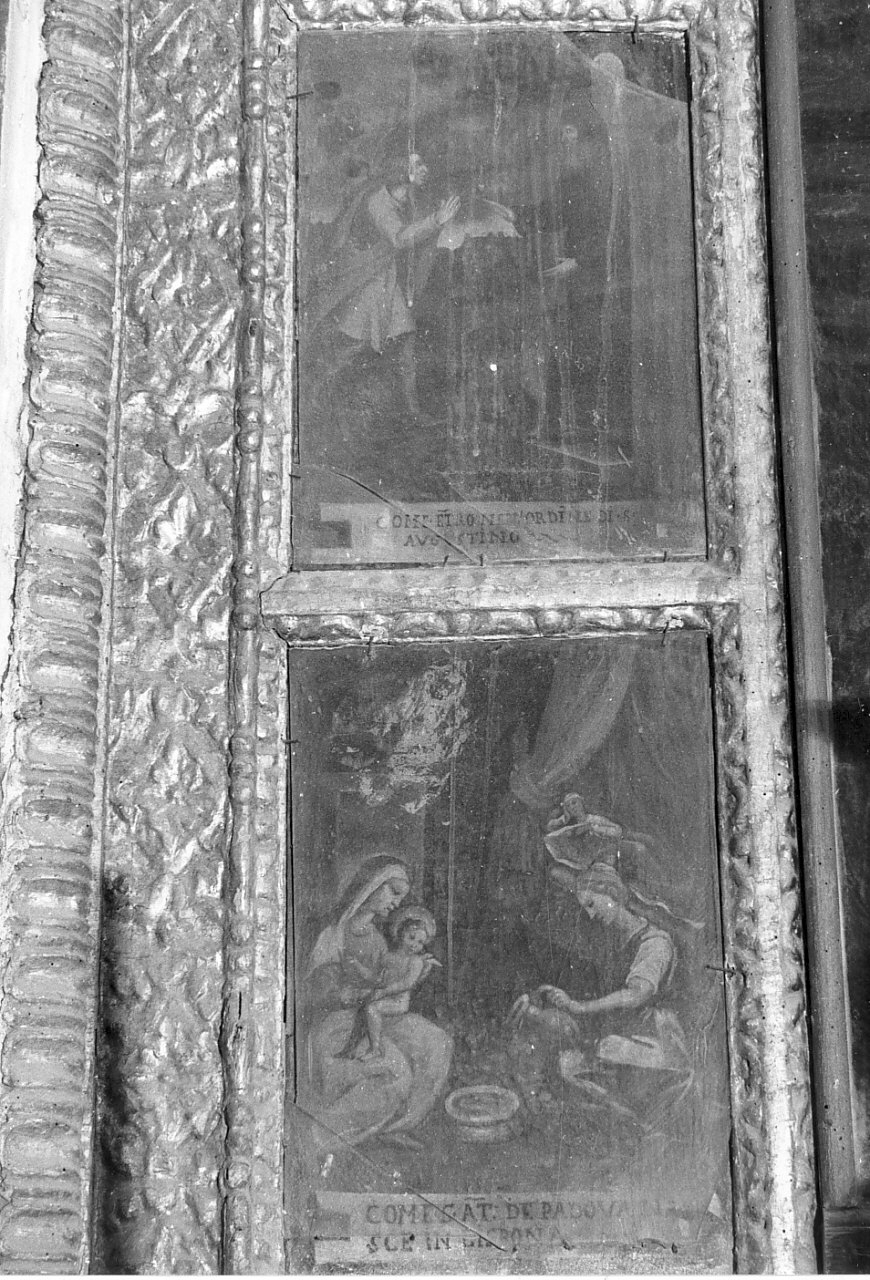 cornice di dipinto, opera isolata - bottega Italia meridionale (fine/inizio secc. XVI/ XVII)