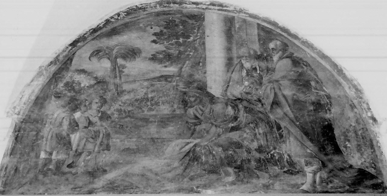 scena della vita di San Francesco d'Assisi (dipinto, elemento d'insieme) di Riccio Saverio (prima metà sec. XVIII)