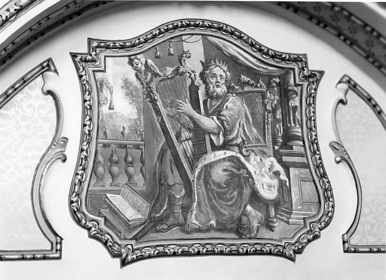 David musico (dipinto, elemento d'insieme) di Galterio Genesio (sec. XVIII)