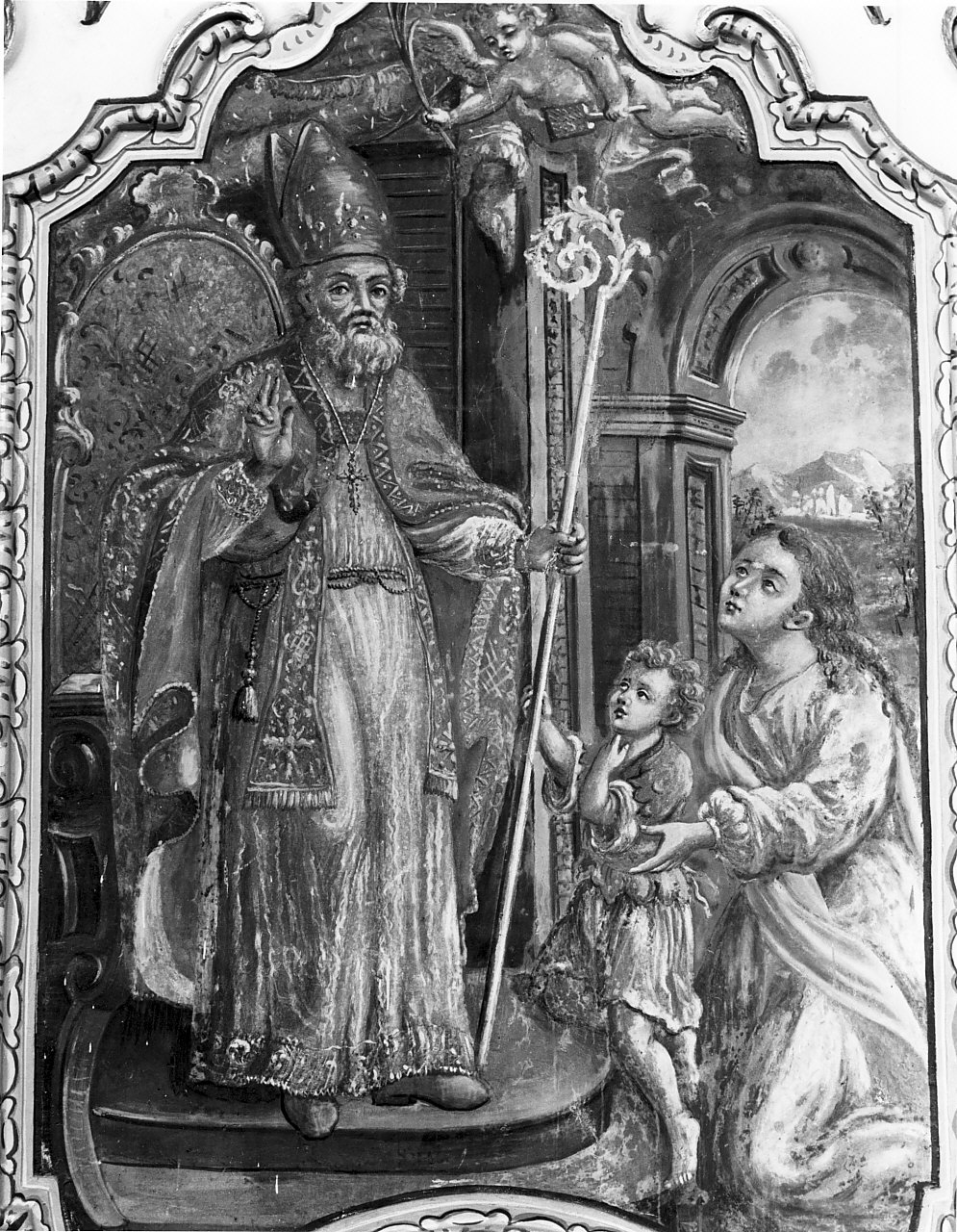 San Biagio (dipinto, elemento d'insieme) di Galterio Genesio (sec. XVIII)