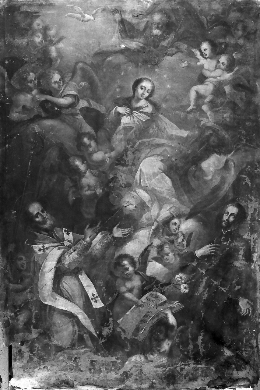 Madonna in gloria e Santi (dipinto, opera isolata) di Bagnati Gaetano (sec. XVIII)
