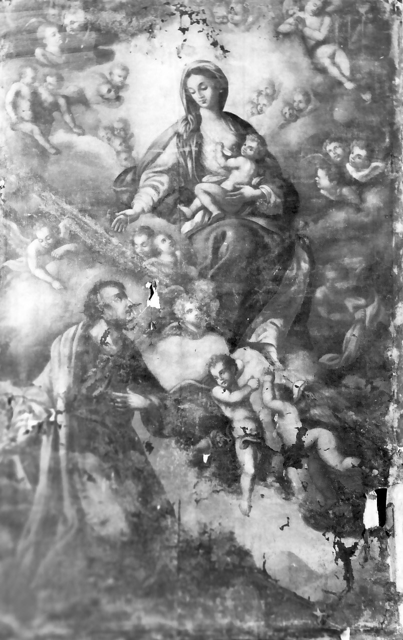 Madonna con Bambino e Santi (dipinto, opera isolata) di Ruffa Jacobus (sec. XVIII)