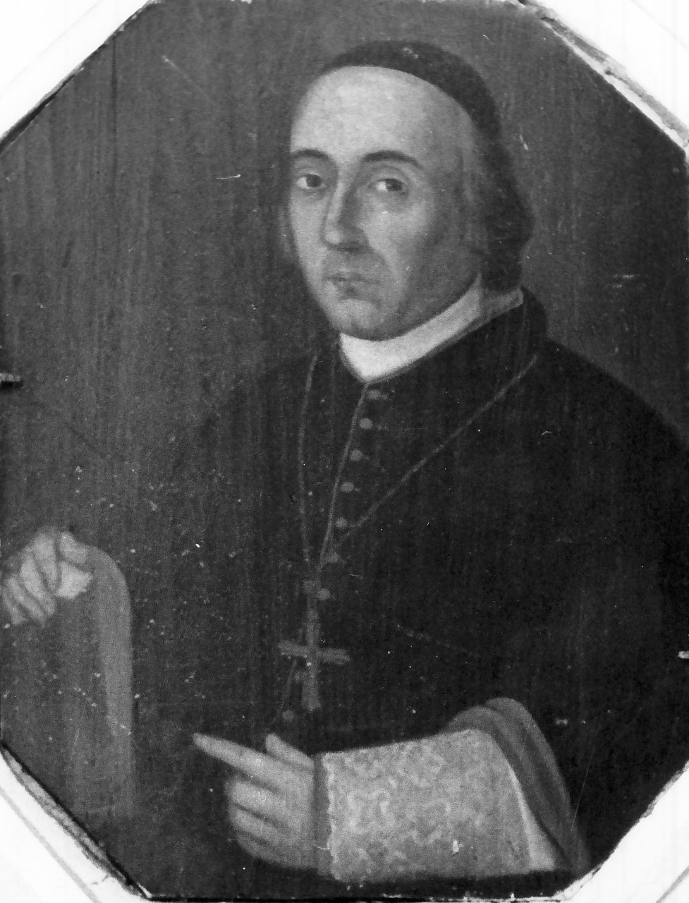 Ritratto dI Mons. Giovanni Tomasuolo, ritratto di ecclesiastico (dipinto, opera isolata) - ambito Italia meridionale (sec. XIX)