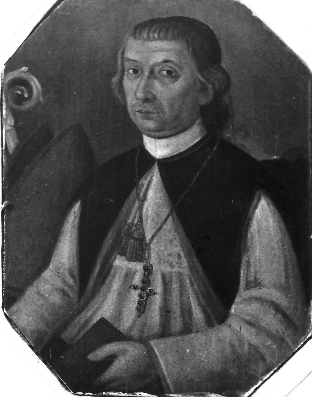 Ritratto di Mons. Mariano Bianco, ritratto di ecclesiastico (dipinto, opera isolata) - ambito Italia meridionale (sec. XIX)