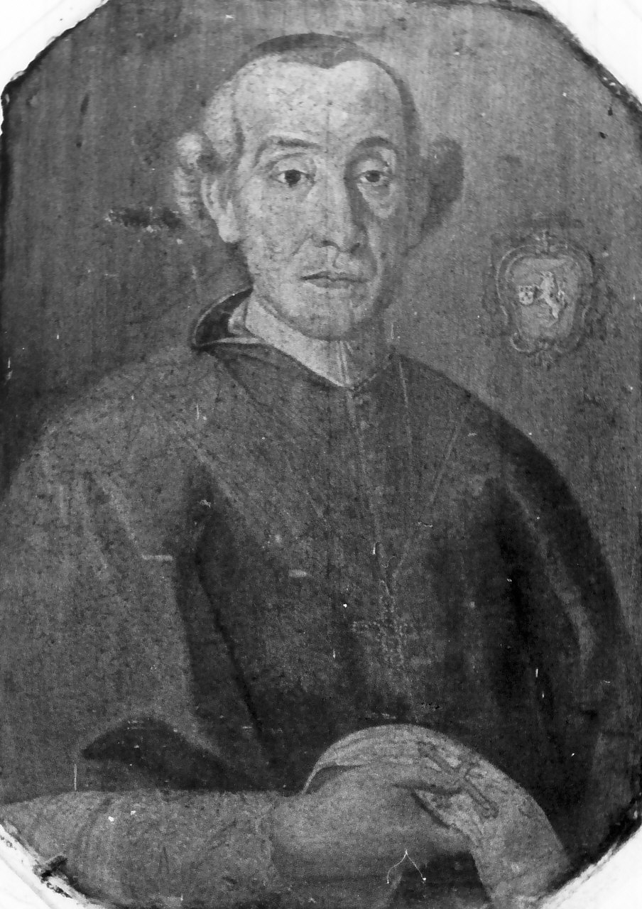 Ritratto di Mons. Vincenzo Monforte, ritratto di ecclesiastico (dipinto, opera isolata) - ambito Italia meridionale (sec. XVIII)