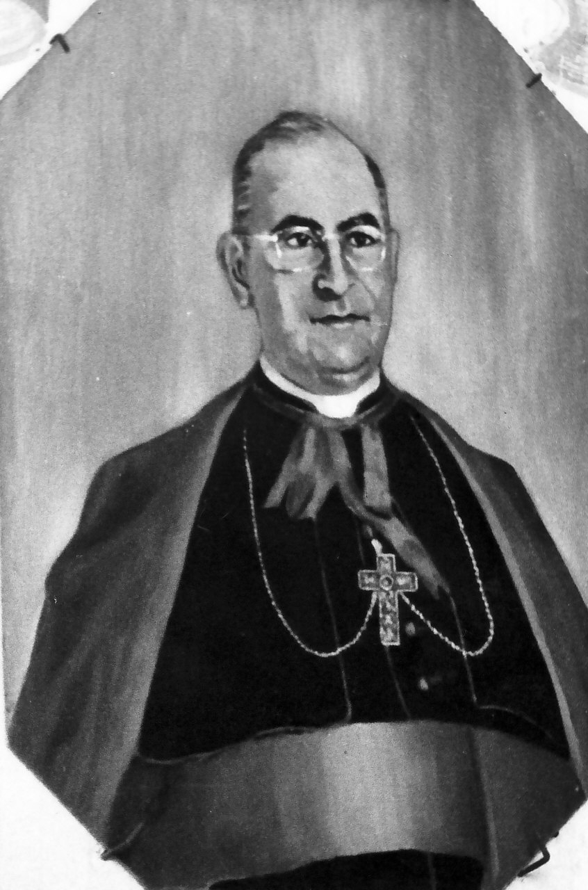 Ritratto di Mons. Agostino Saba, ritratto di ecclesiastico (dipinto, opera isolata) - ambito Italia meridionale (sec. XX)