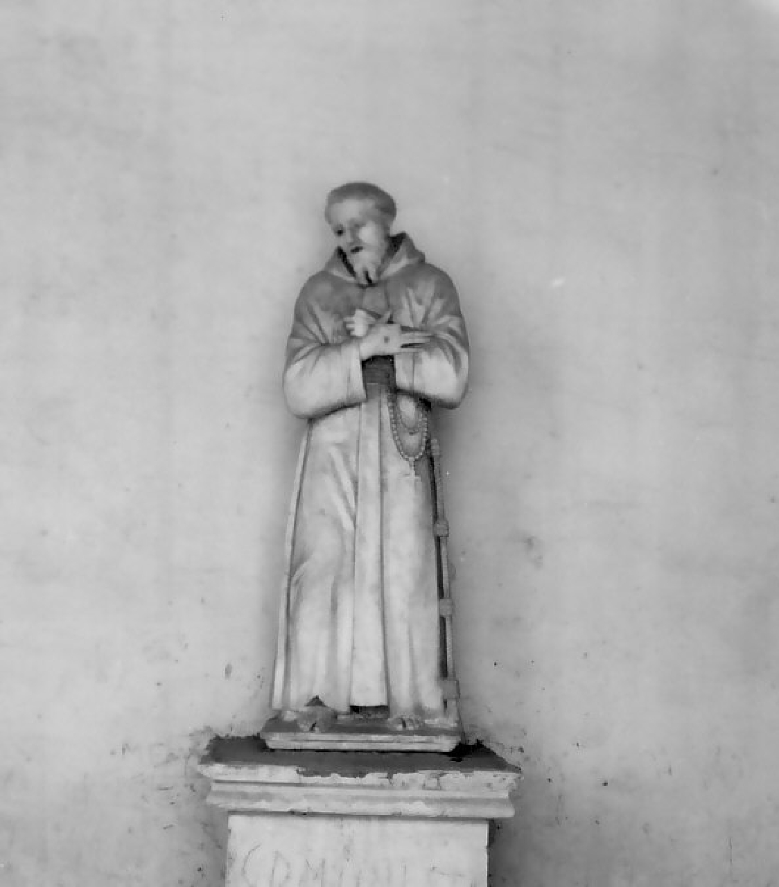 San Francesco d'Assisi (statua, opera isolata) - bottega Italia meridionale (sec. XVII)