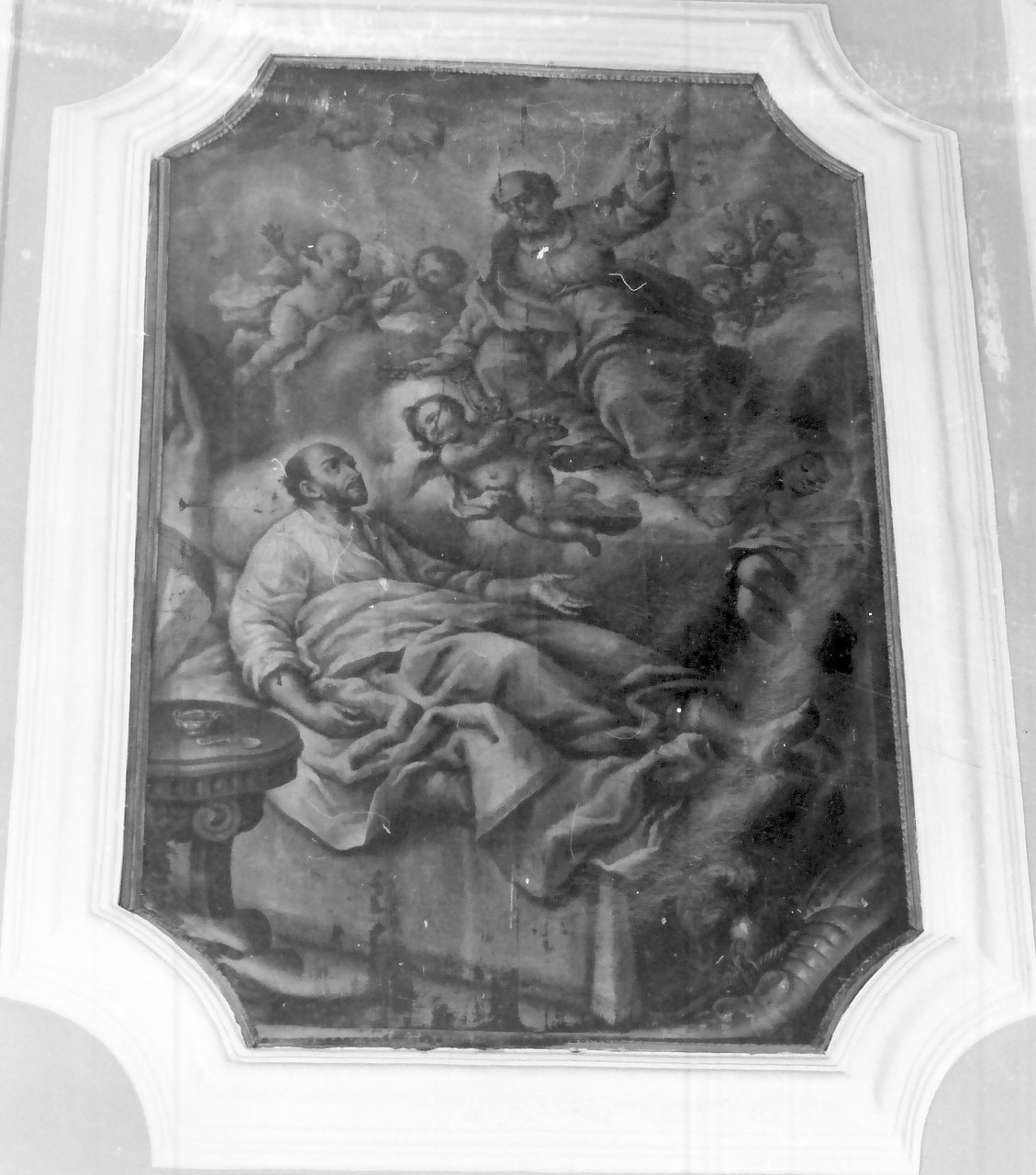 morte di San Francesco Saverio (dipinto) di Pascaletti Giuseppe (sec. XVIII)