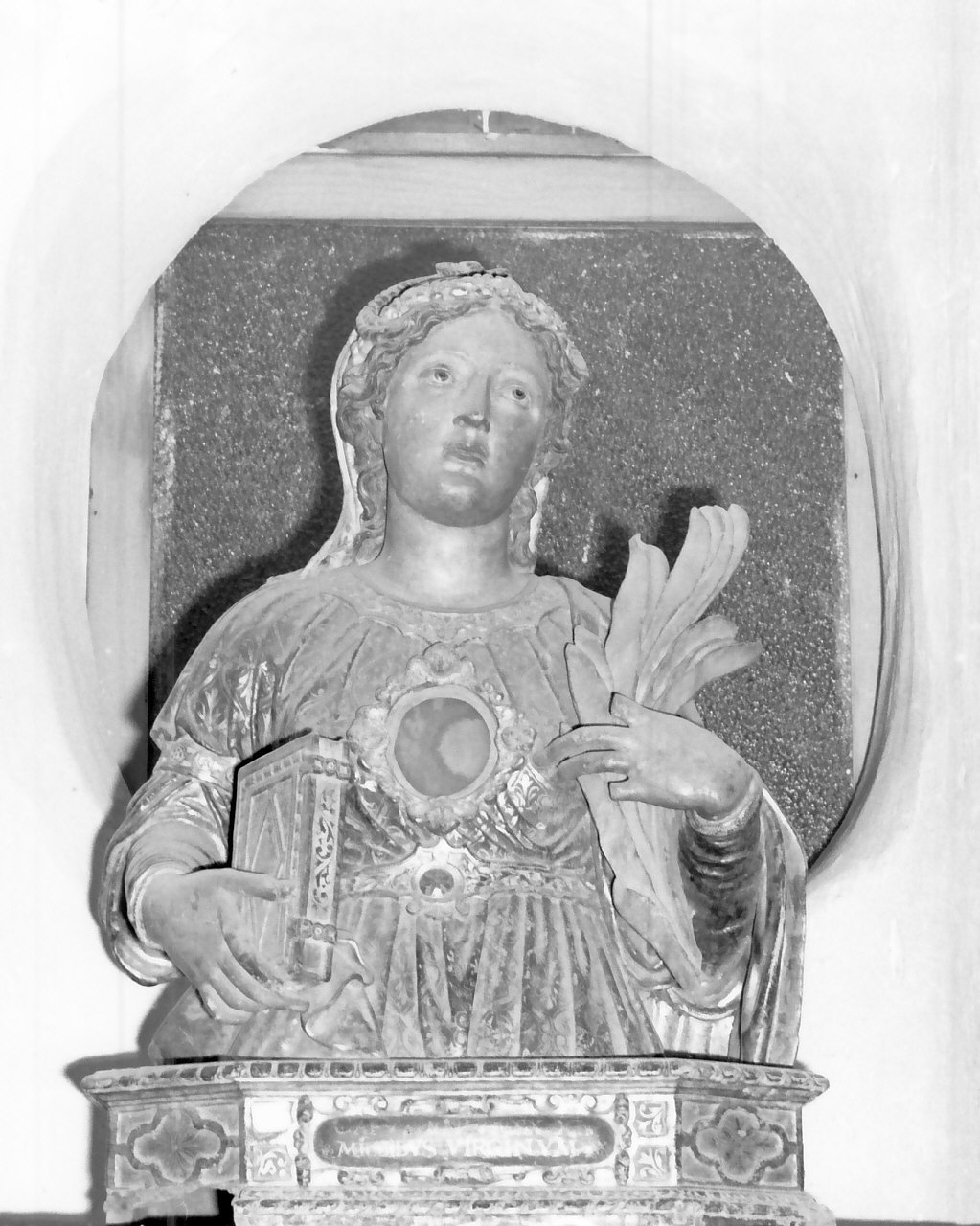 Santa Filomena (reliquiario - a busto, opera isolata) - bottega Italia meridionale (sec. XVII)