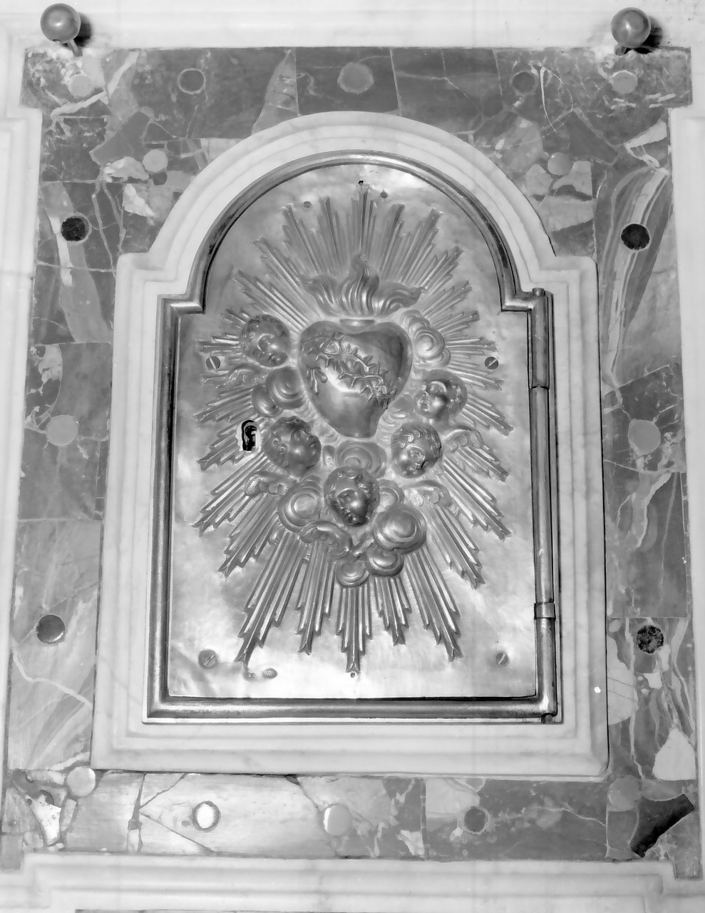 sportello di tabernacolo, opera isolata di Capozzi Michele (seconda metà sec. XIX)