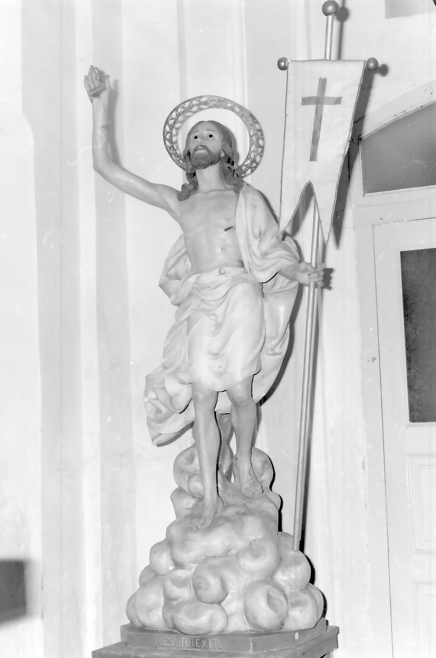 Cristo risorto (statua, opera isolata) - bottega di Ortisei (prima metà sec. XX)