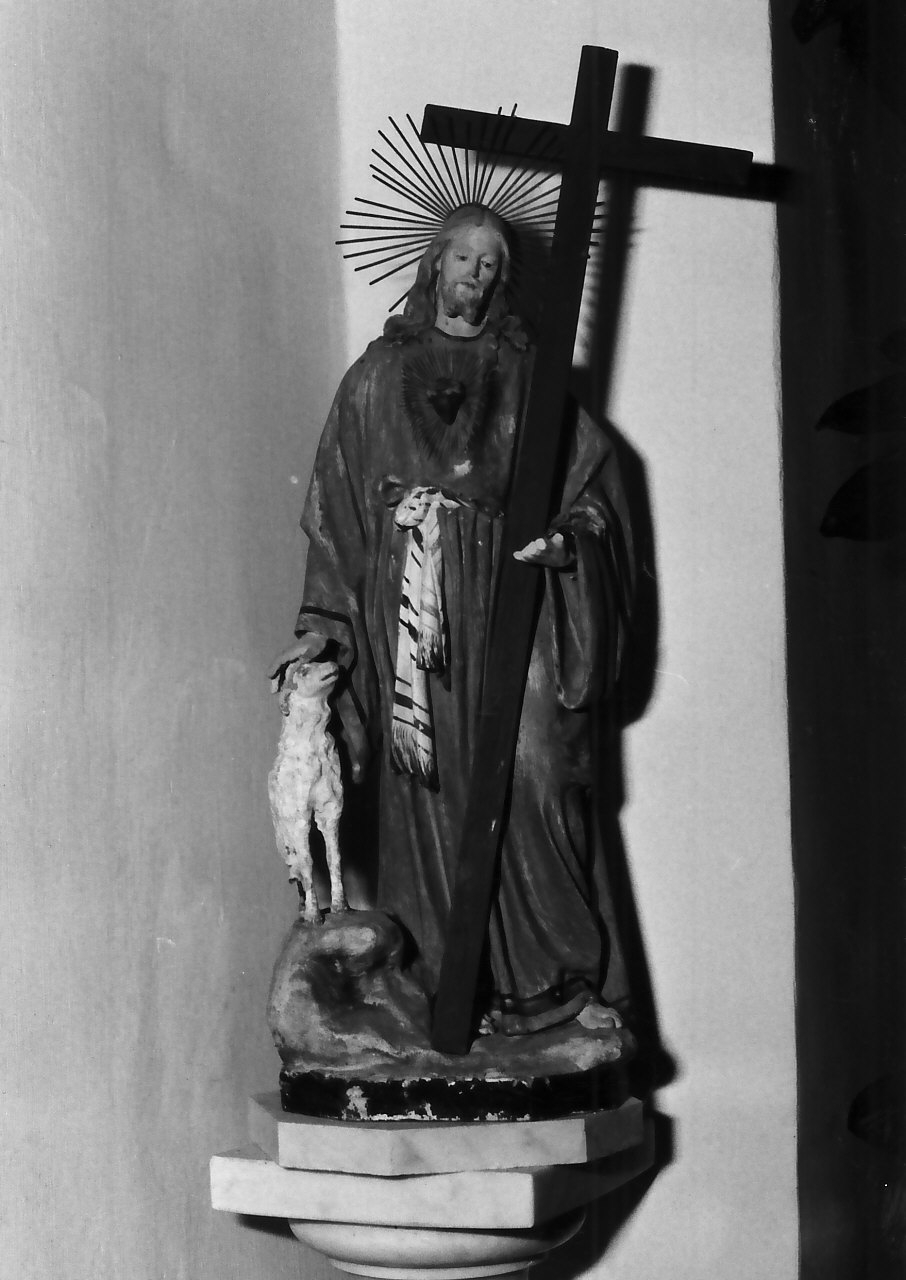 Cristo Buon Pastore (statua, opera isolata) - bottega calabrese (sec. XIX)