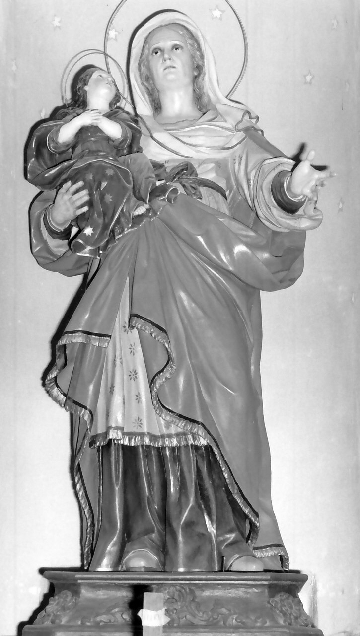 Maria Vergine bambina e Sant'Anna (statua, opera isolata) - bottega Italia meridionale (sec. XVIII)
