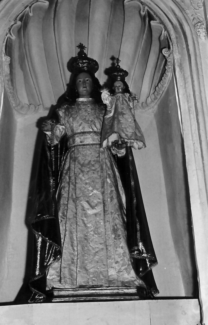 Madonna del Rosario (manichino, opera isolata) - bottega calabrese (sec. XIX)