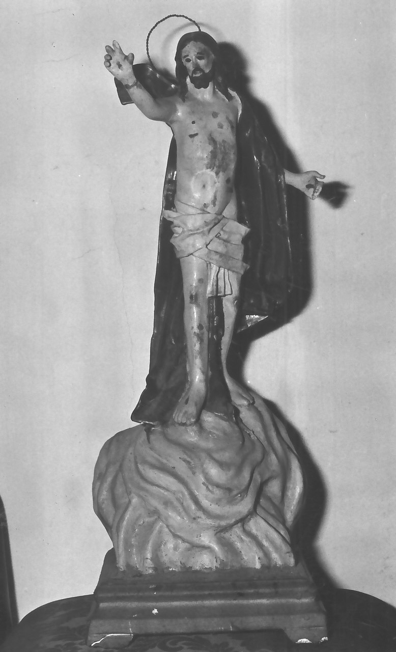 Cristo risorto (statua, opera isolata) - bottega calabrese (sec. XIX)