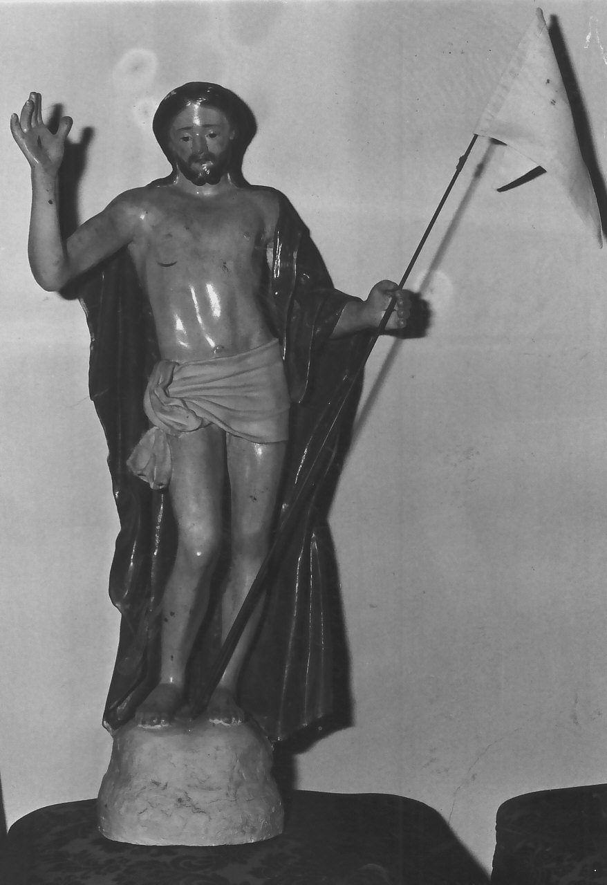 Cristo risorto (statua, opera isolata) - bottega calabrese (sec. XIX)
