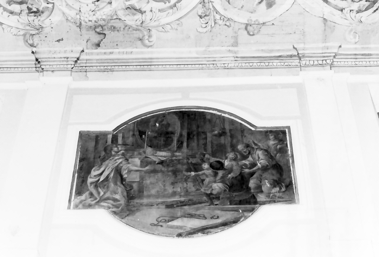 scena di vita di San Francesco di Paola (dipinto) - ambito Italia meridionale (sec. XVIII)