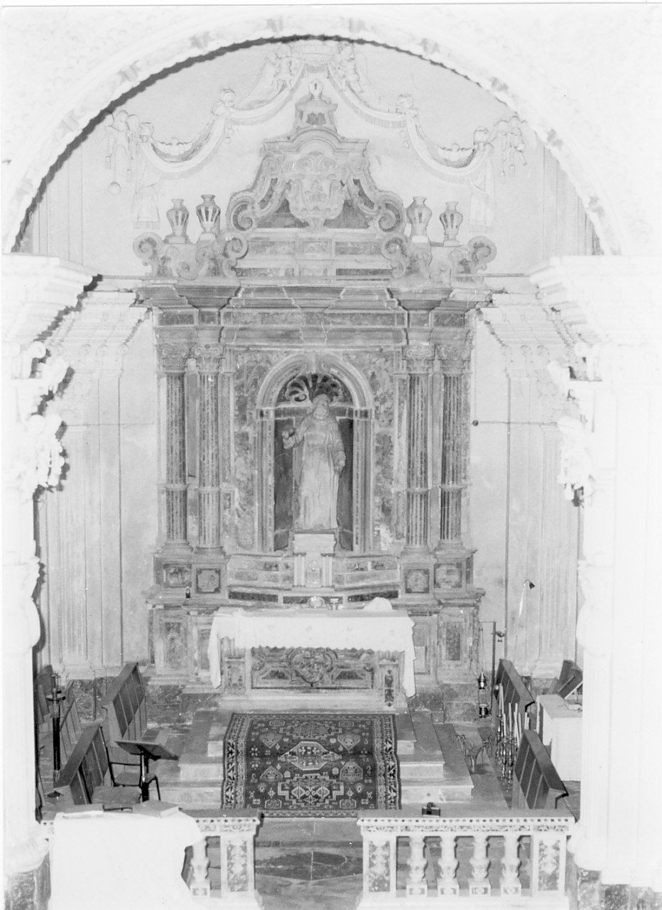 altare maggiore, opera isolata - bottega Italia meridionale (sec. XVII)