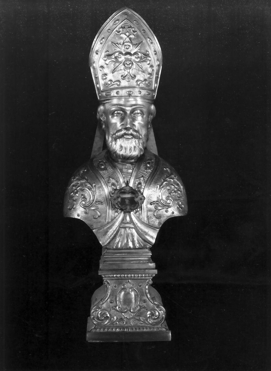 reliquiario - a busto, opera isolata - bottega Italia meridionale (sec. XX)