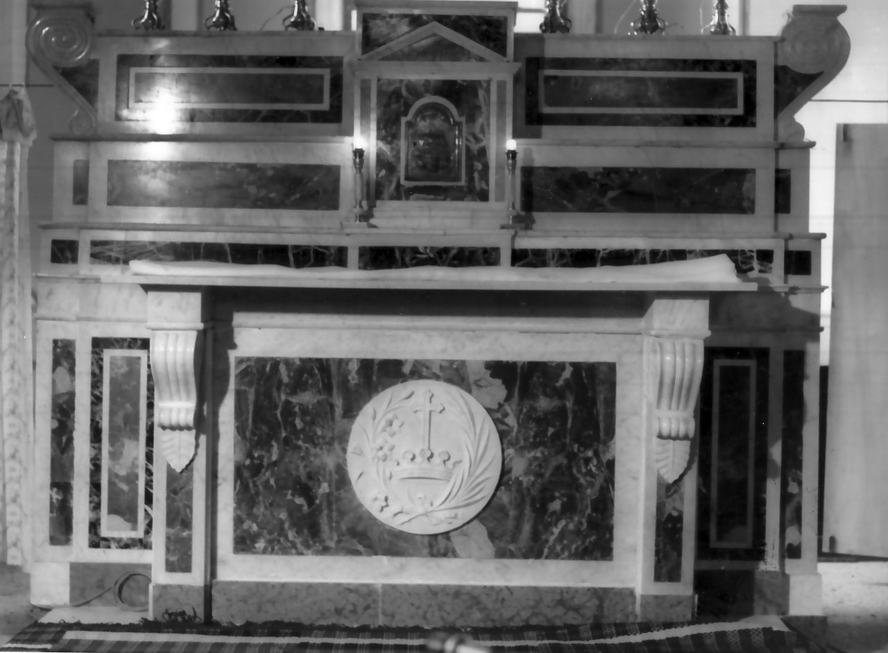 altare maggiore, opera isolata - bottega Italia meridionale (inizio sec. XX)