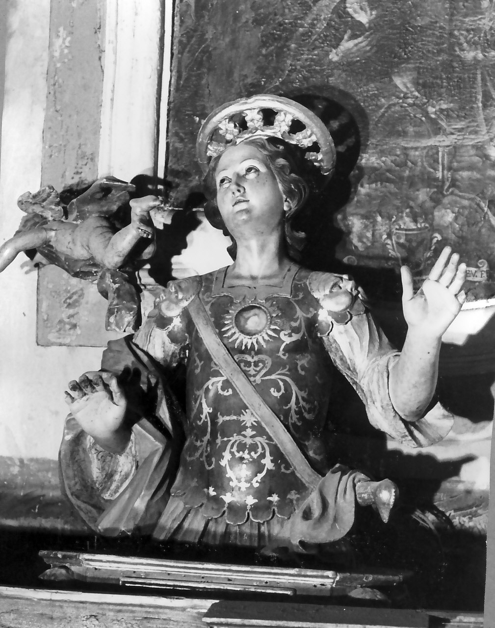 San Clemente martire (busto, opera isolata) - bottega calabrese (sec. XVIII)