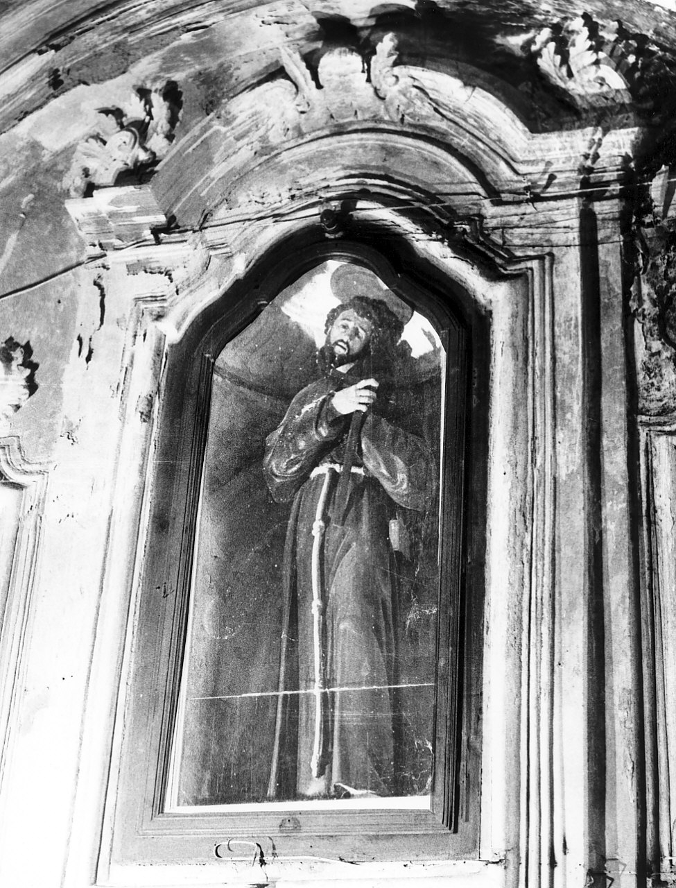 San Francesco d'Assisi (statua) - bottega calabrese (sec. XIX)