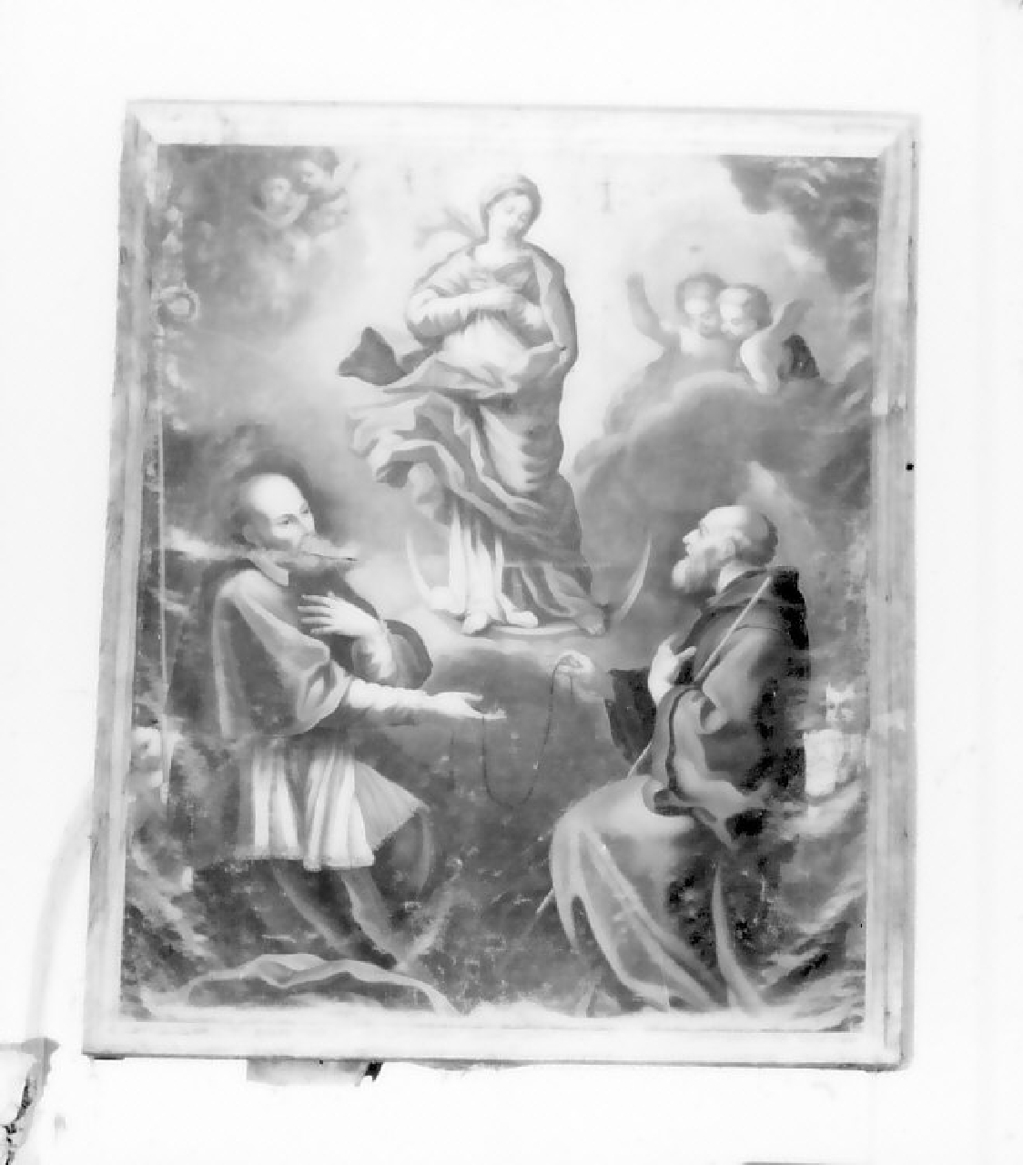 Madonna Immacolata e Santi (dipinto, opera isolata) - ambito calabrese (sec. XVIII)