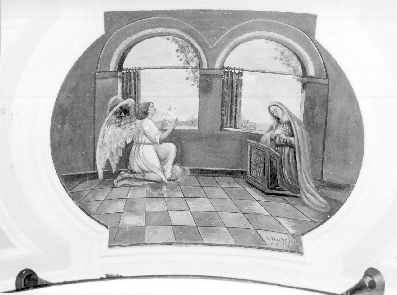 Annunciazione (dipinto, opera isolata) di Tancredi Settimio (sec. XX)