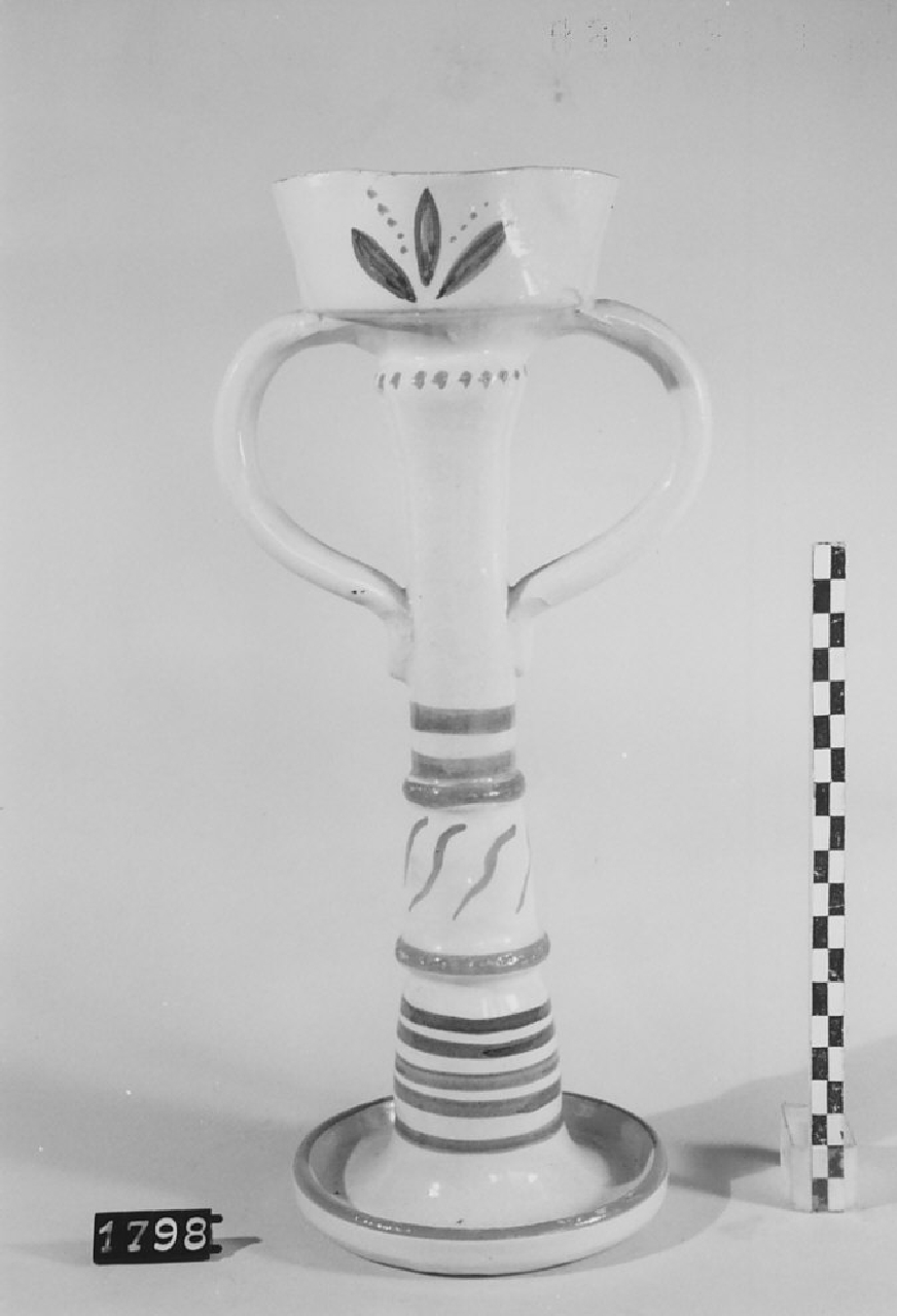 lucerna ad olio, sistemi di illuminazione - bottega del vasaio (sec. XX seconda metà)