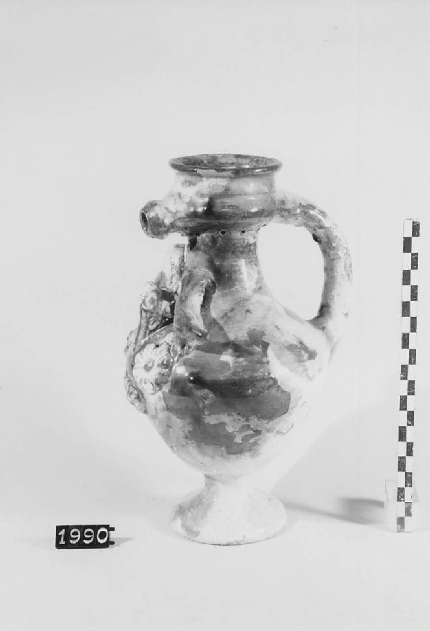 boccale a sagreta, ceramica - produzione di Seminara (1944)