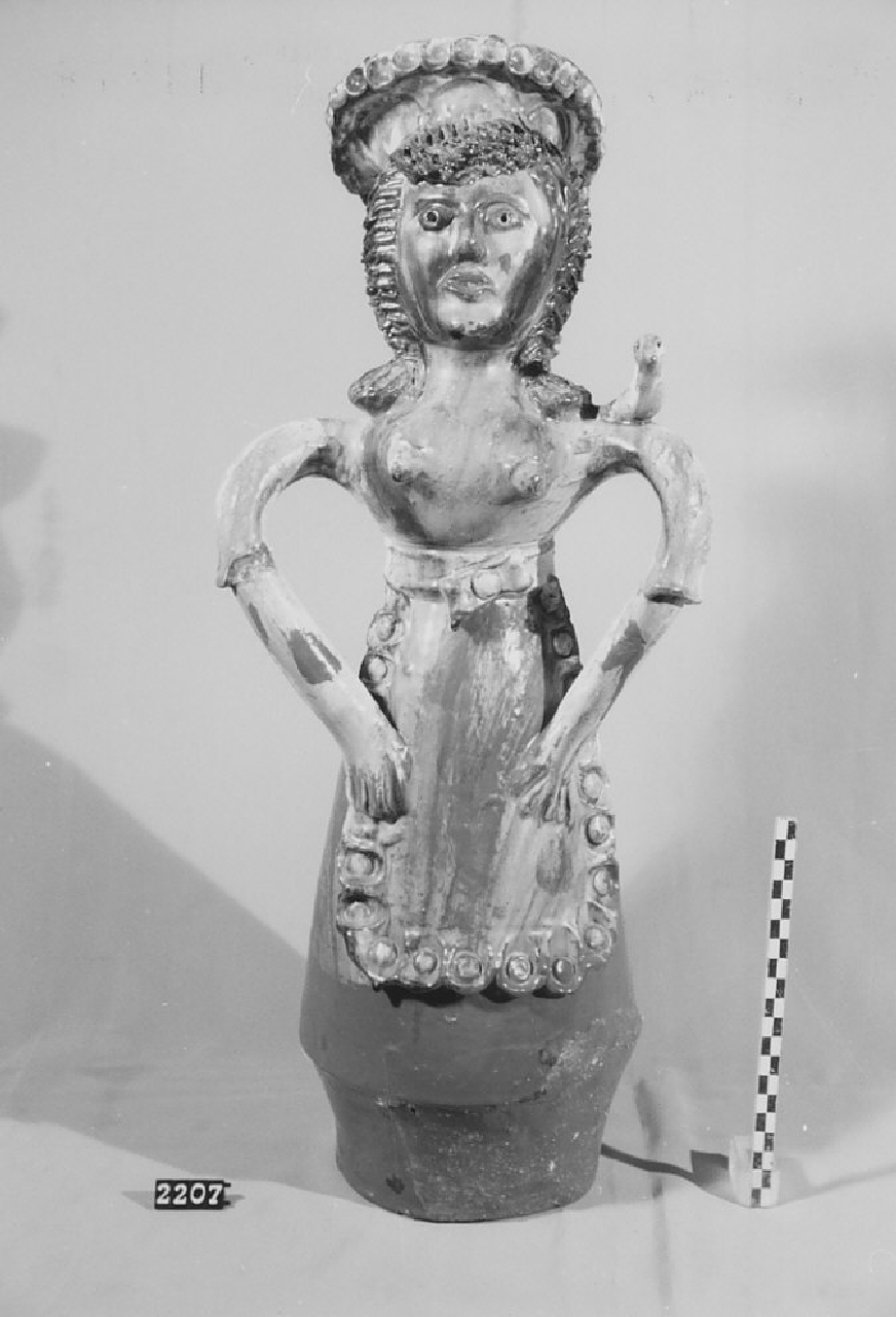 bottiglia, ceramica - bottega del ceramista (1965)