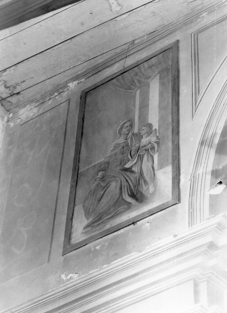 Maria Vergine bambina e Sant'Anna (dipinto, elemento d'insieme) - ambito calabrese (fine/inizio secc. XIX/ XX)