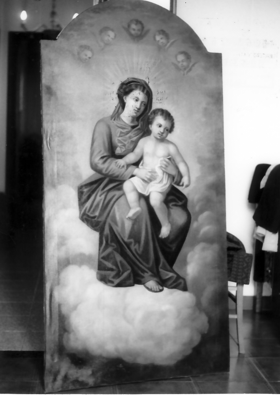 Madonna con Bambino (dipinto, opera isolata) - ambito calabrese (fine sec. XVIII)