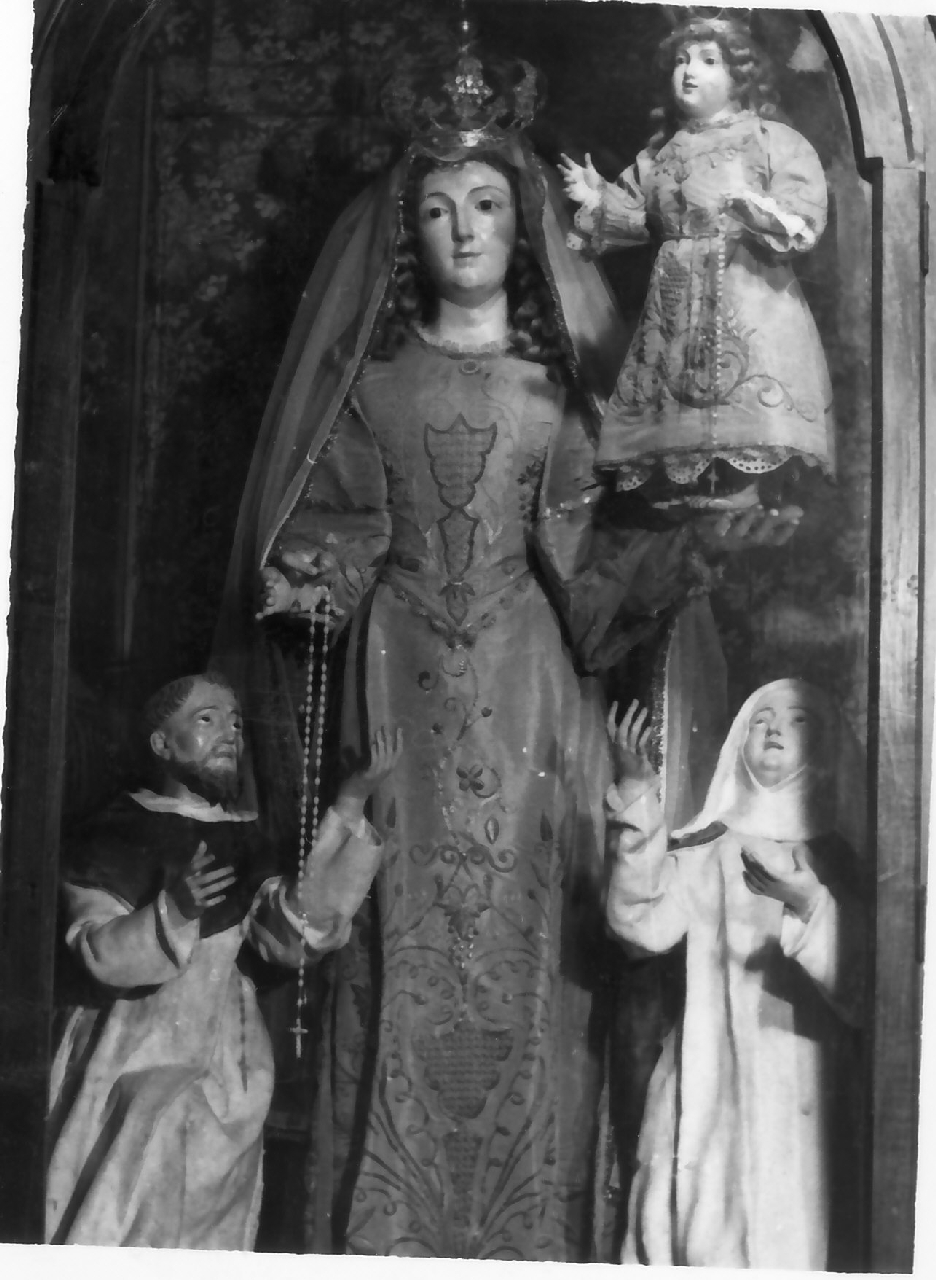 Madonna del Rosario (manichino) - manifattura Italia meridionale (sec. XIX)