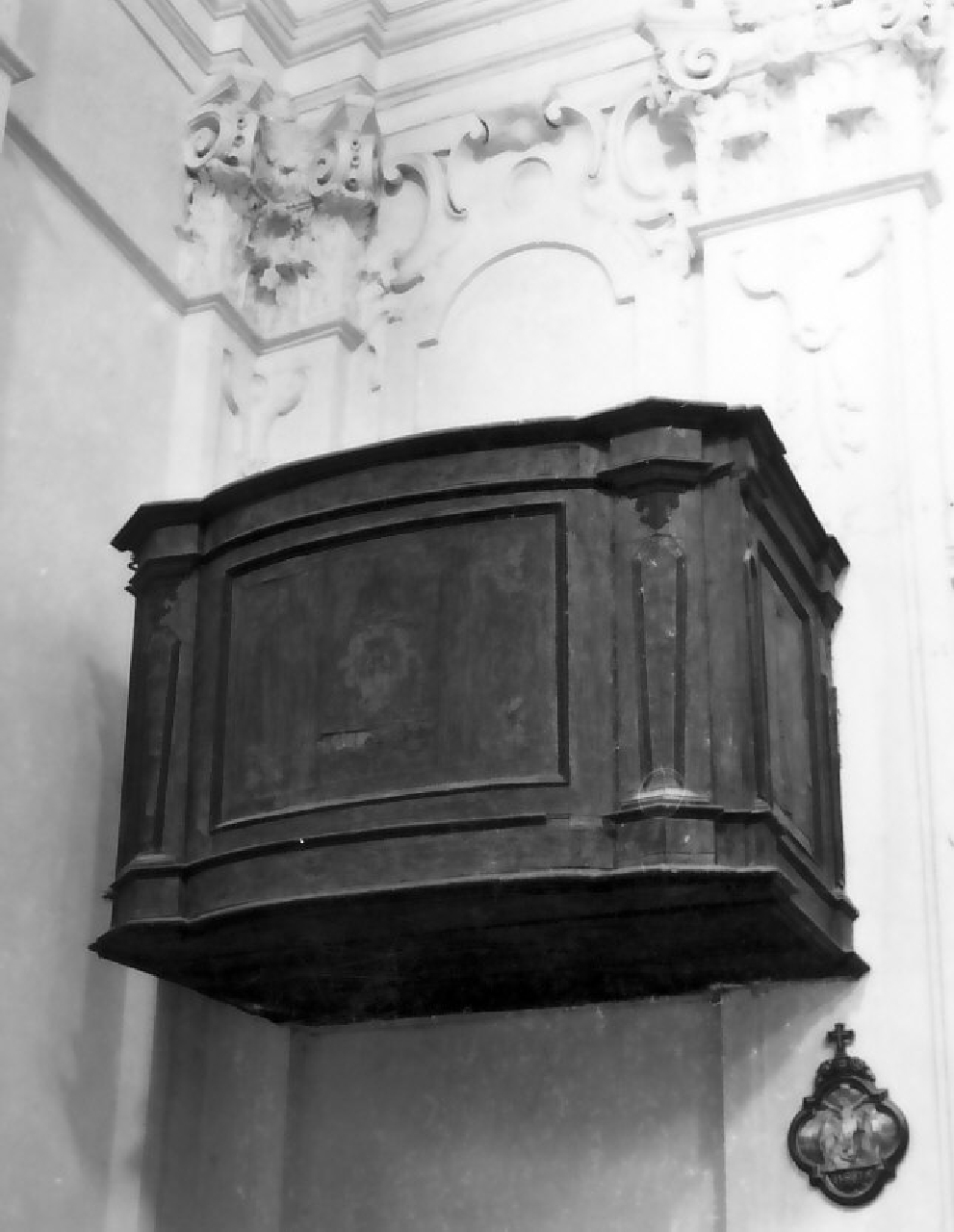 pulpito, opera isolata - bottega calabrese (fine sec. XVIII)